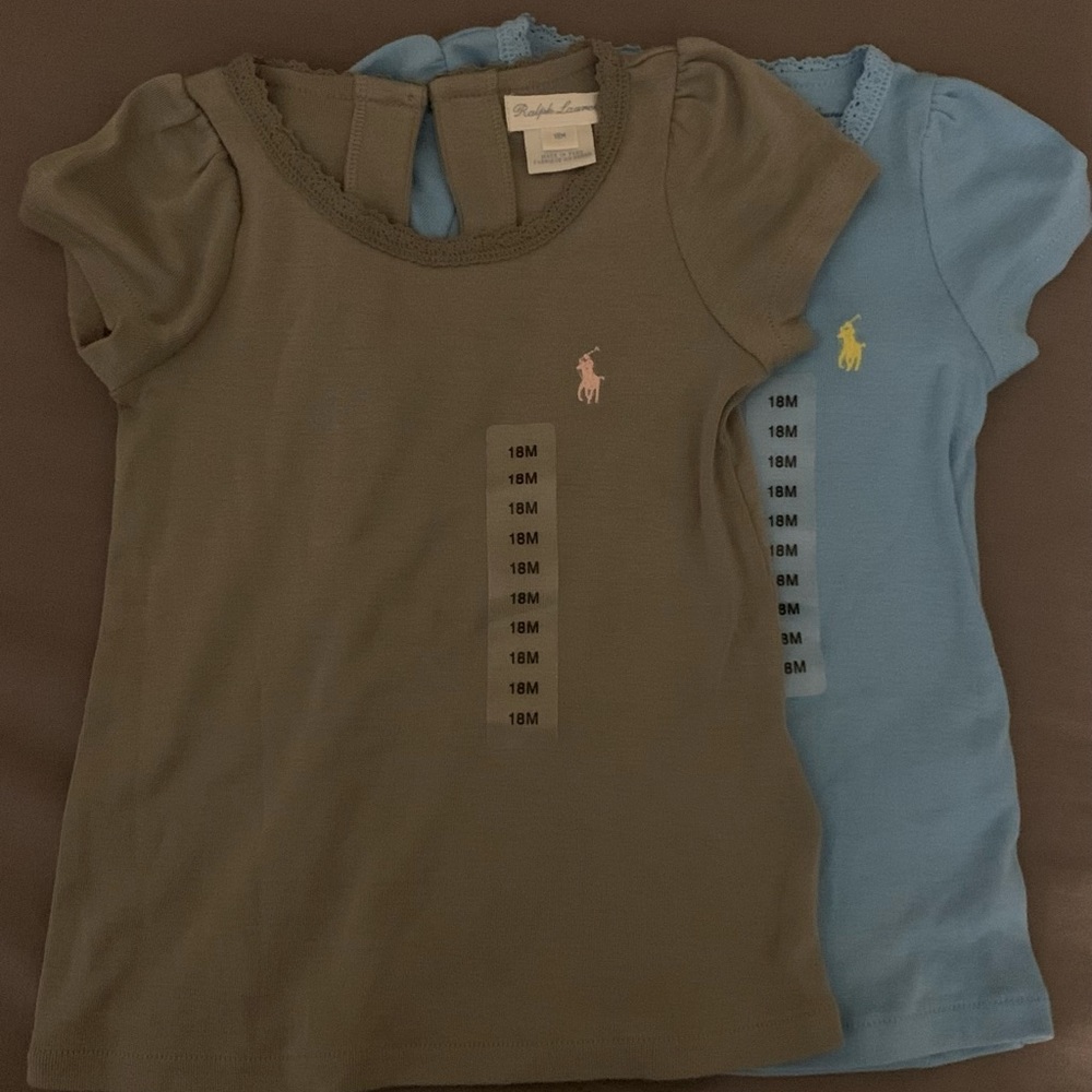 Ralph Lauren shirts size 18 months